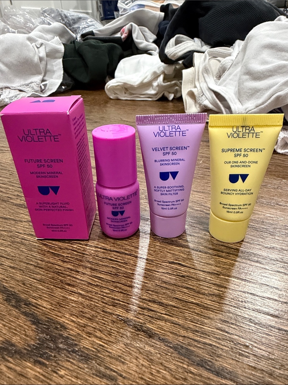 Ultra Violette Trio: Pink and Yellow SPF50 Face Primers